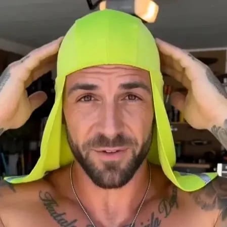 4 Pieces Hard Hat Sun Shade with Neck Flap – Cooling Skull Cap for Outdoor Work, Fishing & Hiking